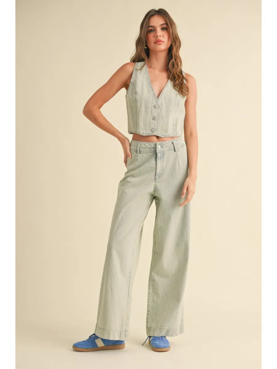 Izzy faded stripe pants
