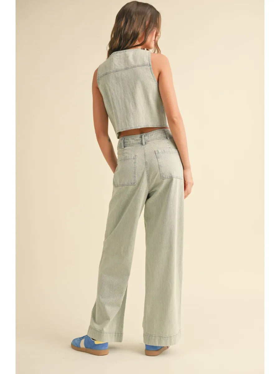 Izzy faded stripe pants