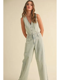 Izzy faded stripe vest