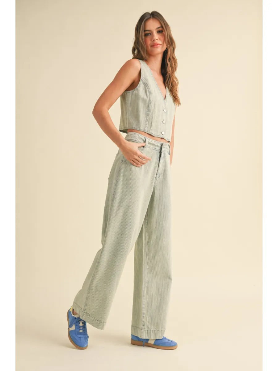 Izzy faded stripe pants