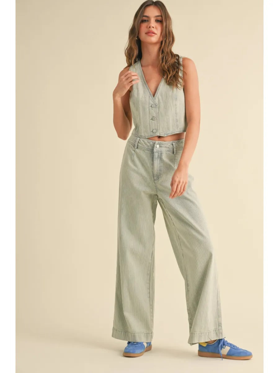 Izzy faded stripe pants