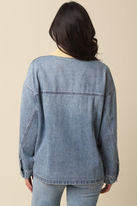 Ashly Contrast Denim jacket