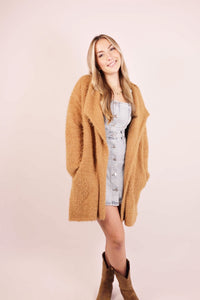 Camille fuzzy sweater cardigan