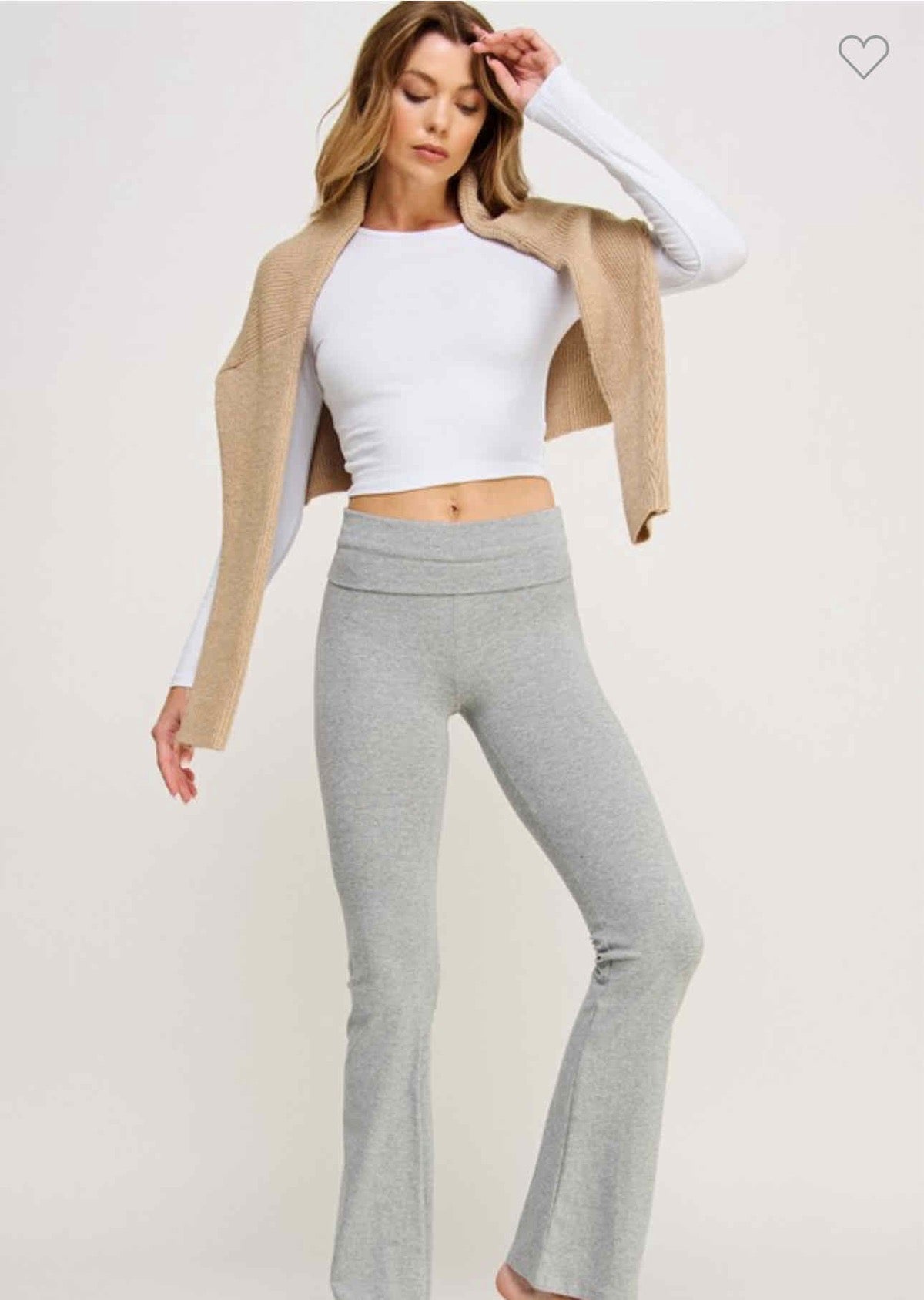 Long Sleeve Basic Crop Tee