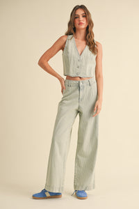Izzy faded stripe vest