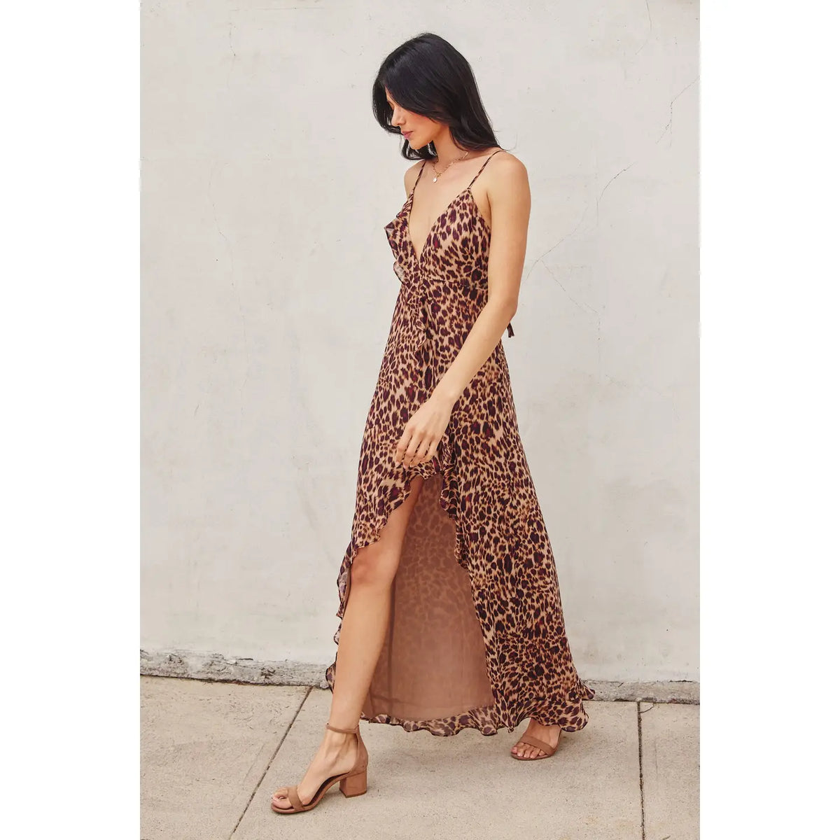 Most Wanted Ruffle Maxi Dress
