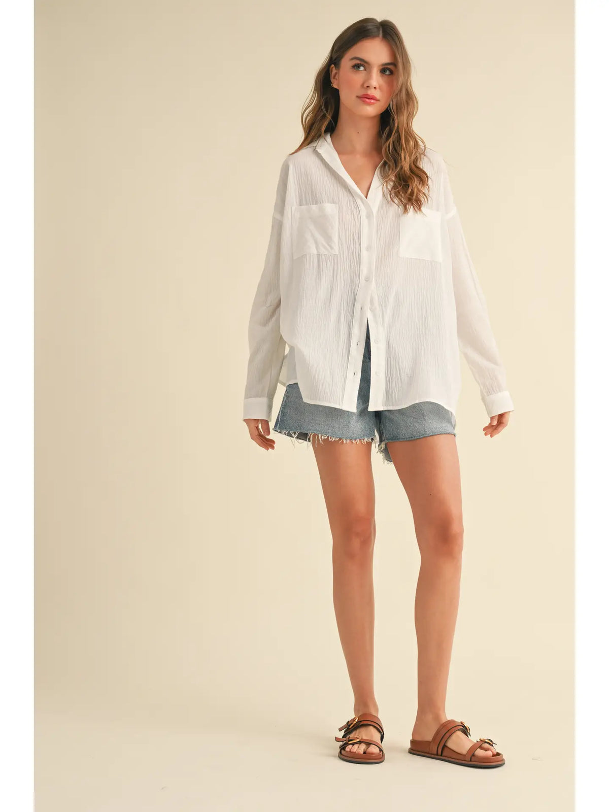 Button Down Basic Cotton Shirts