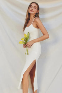 Ribbed Knit Bodycon Maxi Dress